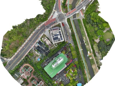 양재천 우안도로 진입교차로 항공촬영